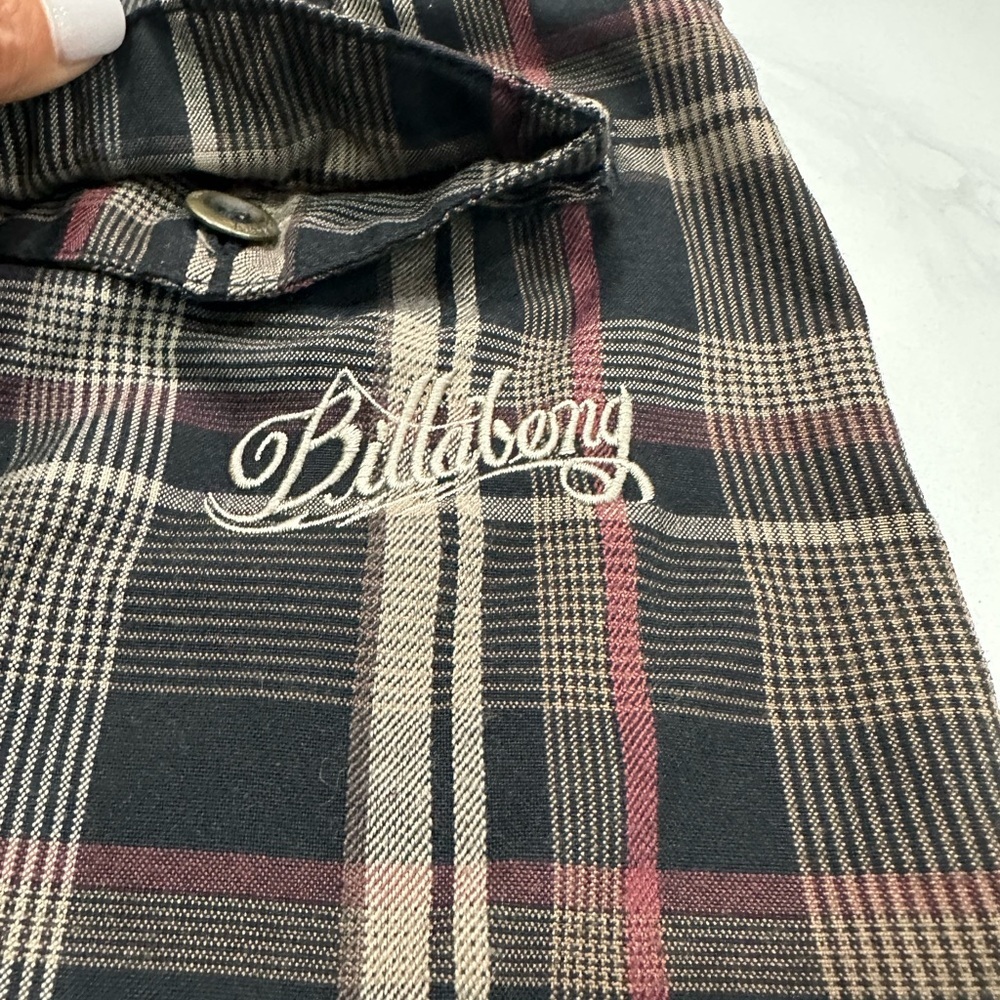 Billabong Brown and Black Flat Front Shorts - Picture 6 of 6